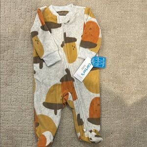 NWT, Carter’s Baby One Piece - Gray and Brown acorn for fall